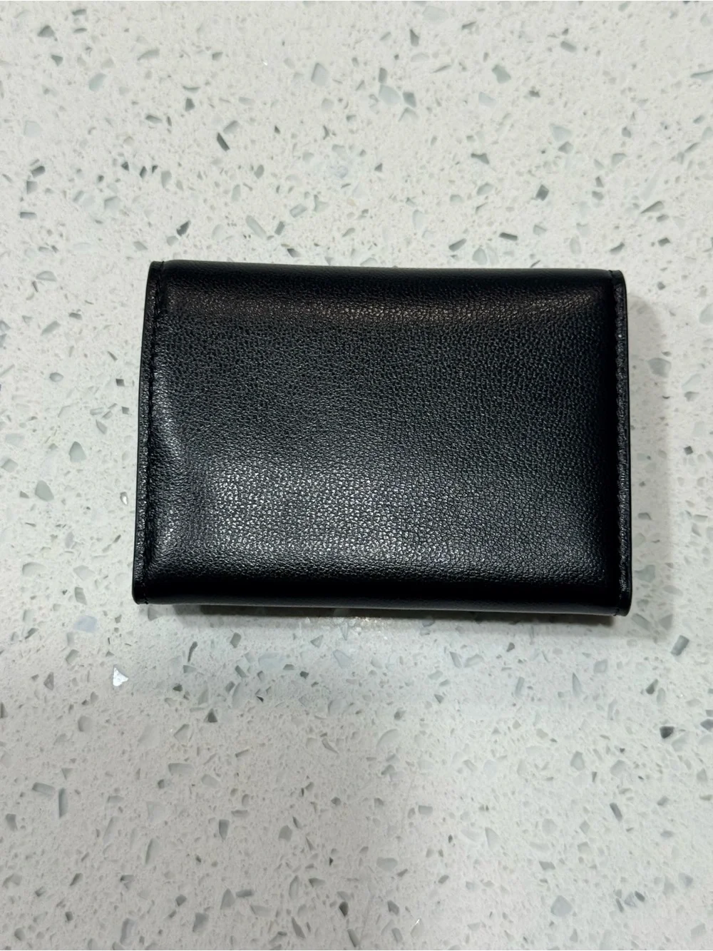 kate spade Retail Black Leather Trifold Card Holder NWT